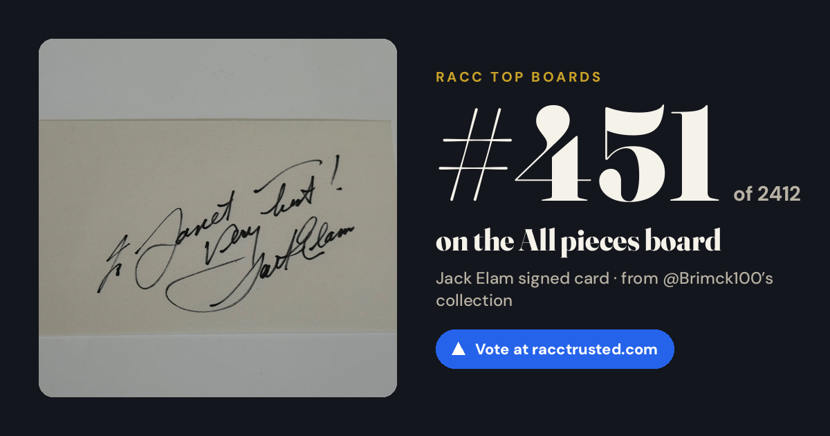 Share card: #451 of 2412 on the All pieces board