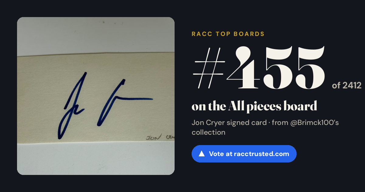 Share card: #455 of 2412 on the All pieces board