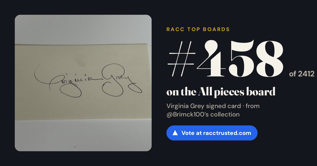Share card: #458 of 2412 on the All pieces board