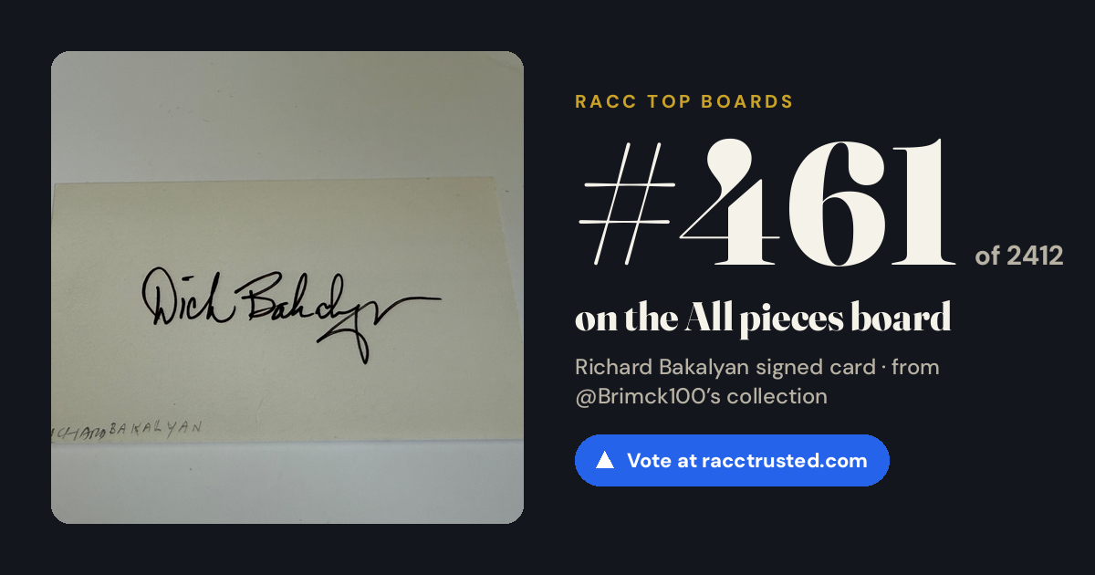 Share card: #461 of 2412 on the All pieces board