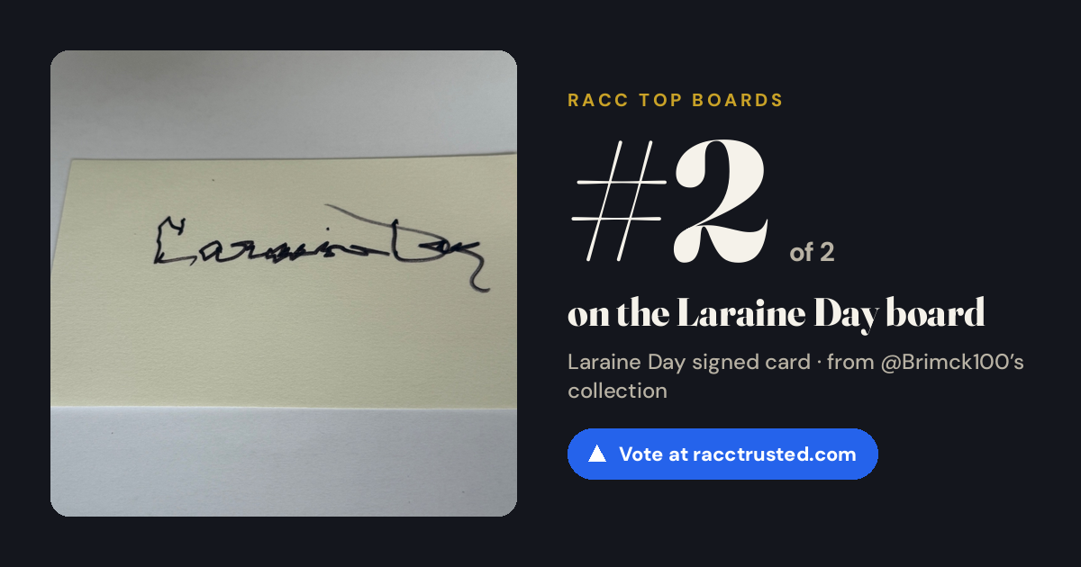 Share card: #2 of 2 on the Laraine Day board