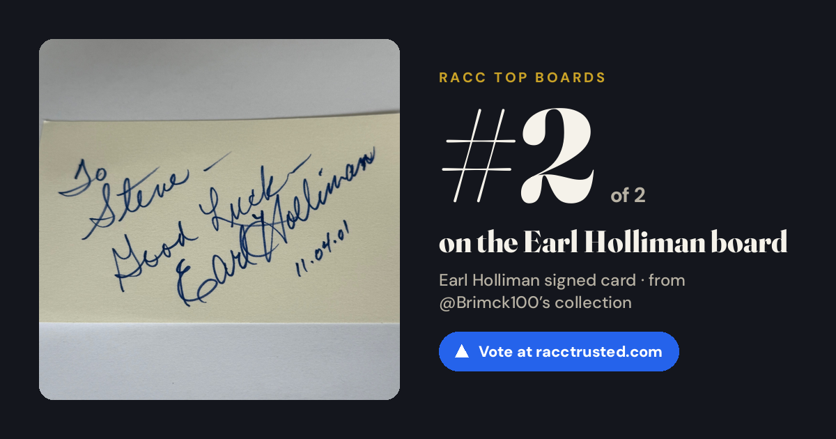 Share card: #2 of 2 on the Earl Holliman board