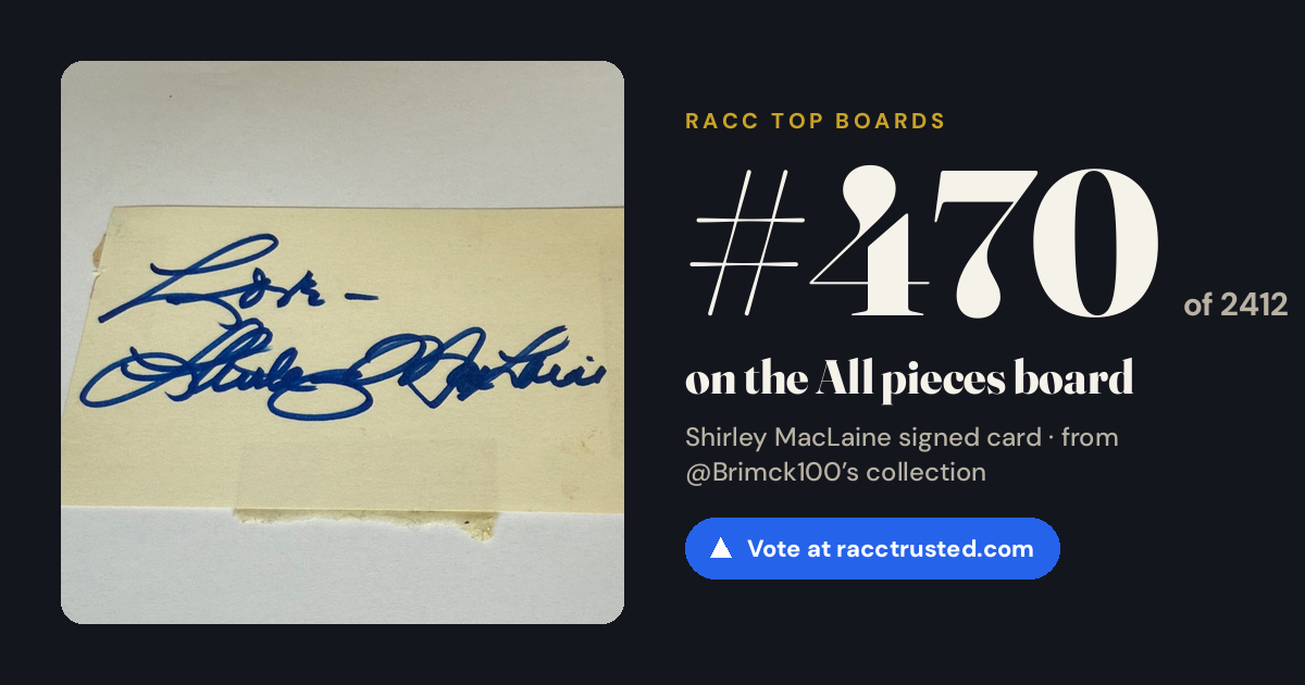 Share card: #470 of 2412 on the All pieces board