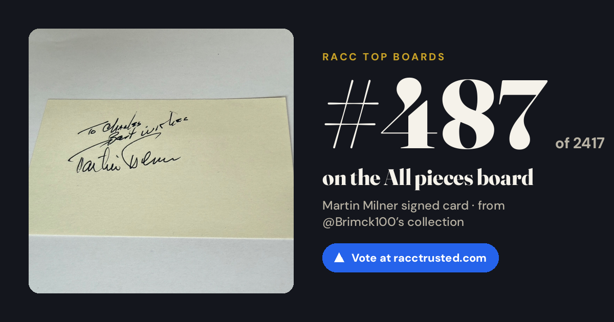Share card: #487 of 2417 on the All pieces board