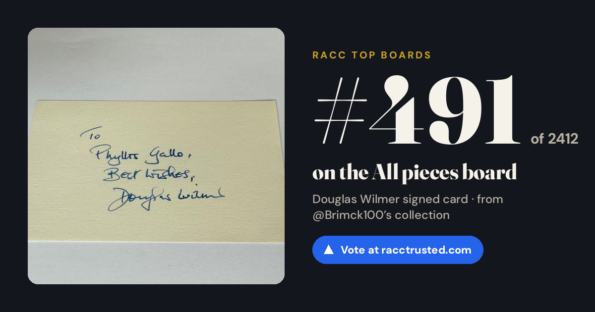 Share card: #491 of 2412 on the All pieces board