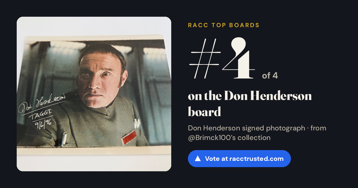 Share card: #4 of 4 on the Don Henderson board
