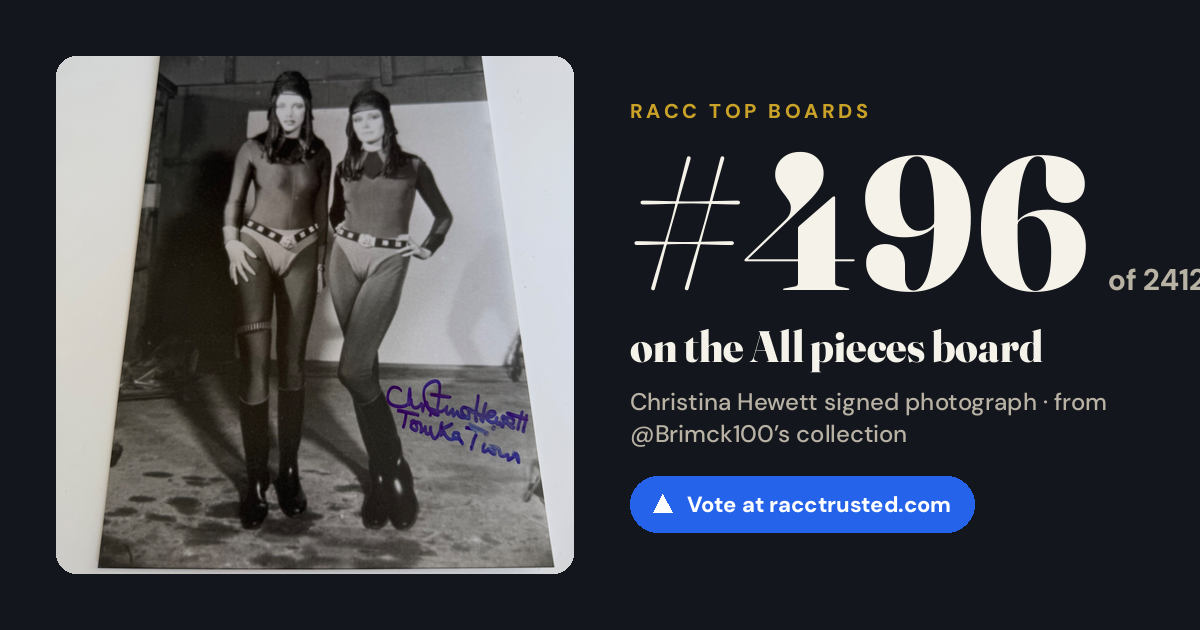 Share card: #496 of 2412 on the All pieces board