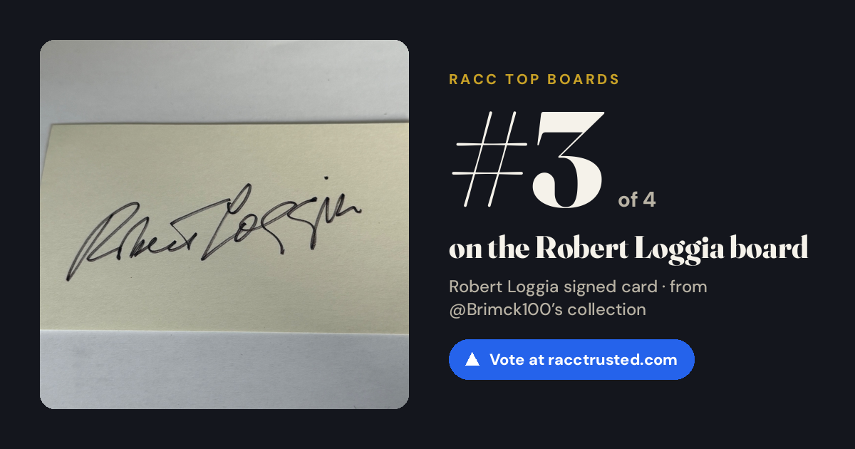 Share card: #3 of 4 on the Robert Loggia board