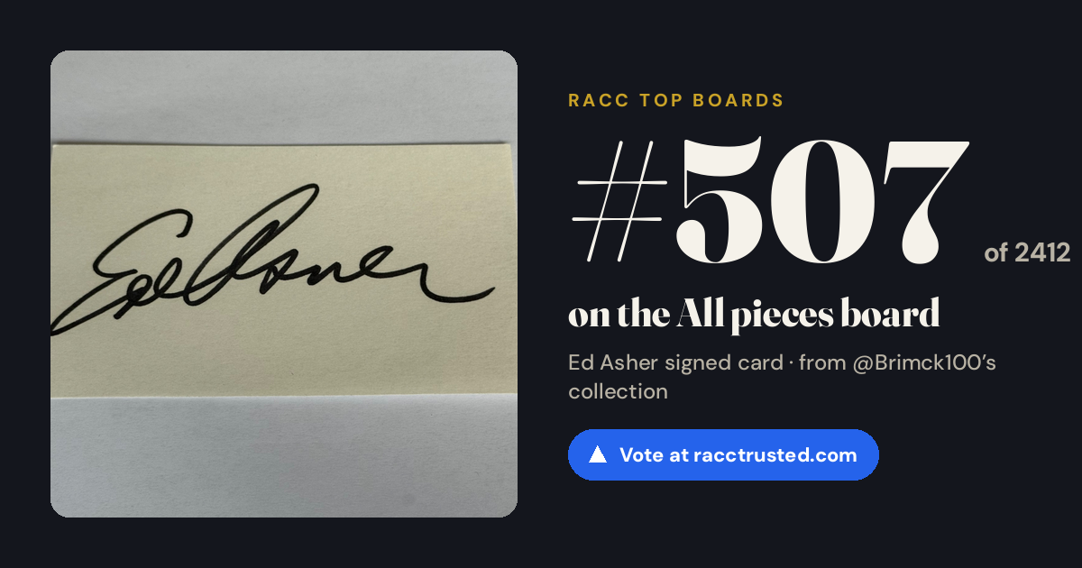 Share card: #507 of 2412 on the All pieces board