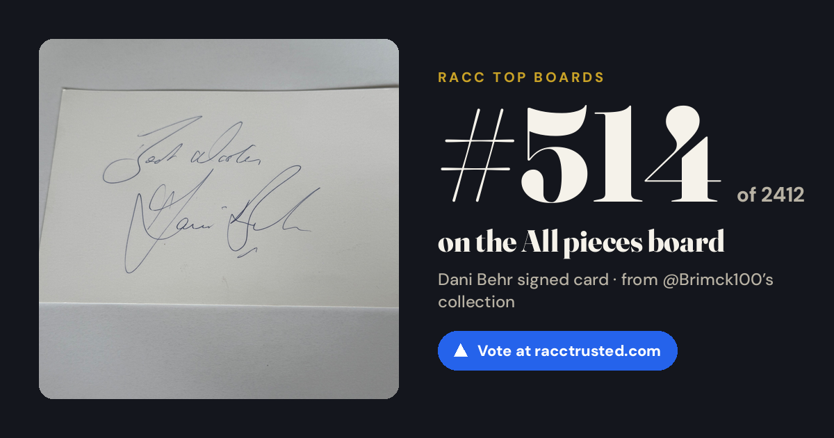 Share card: #514 of 2412 on the All pieces board