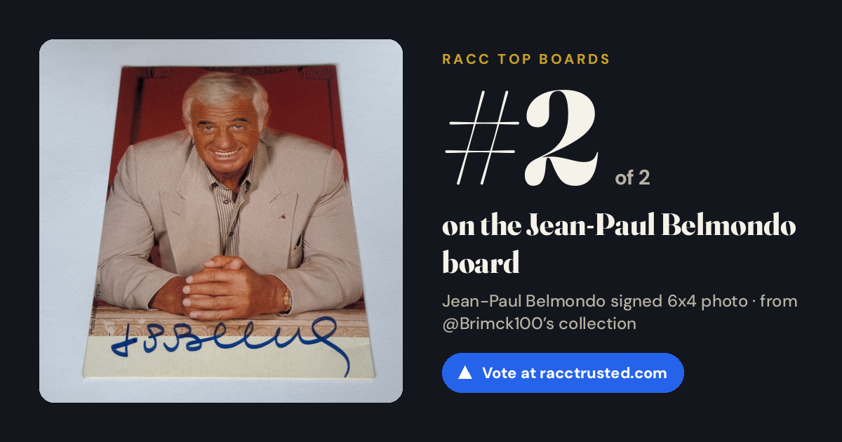 Share card: #2 of 2 on the Jean-Paul Belmondo board