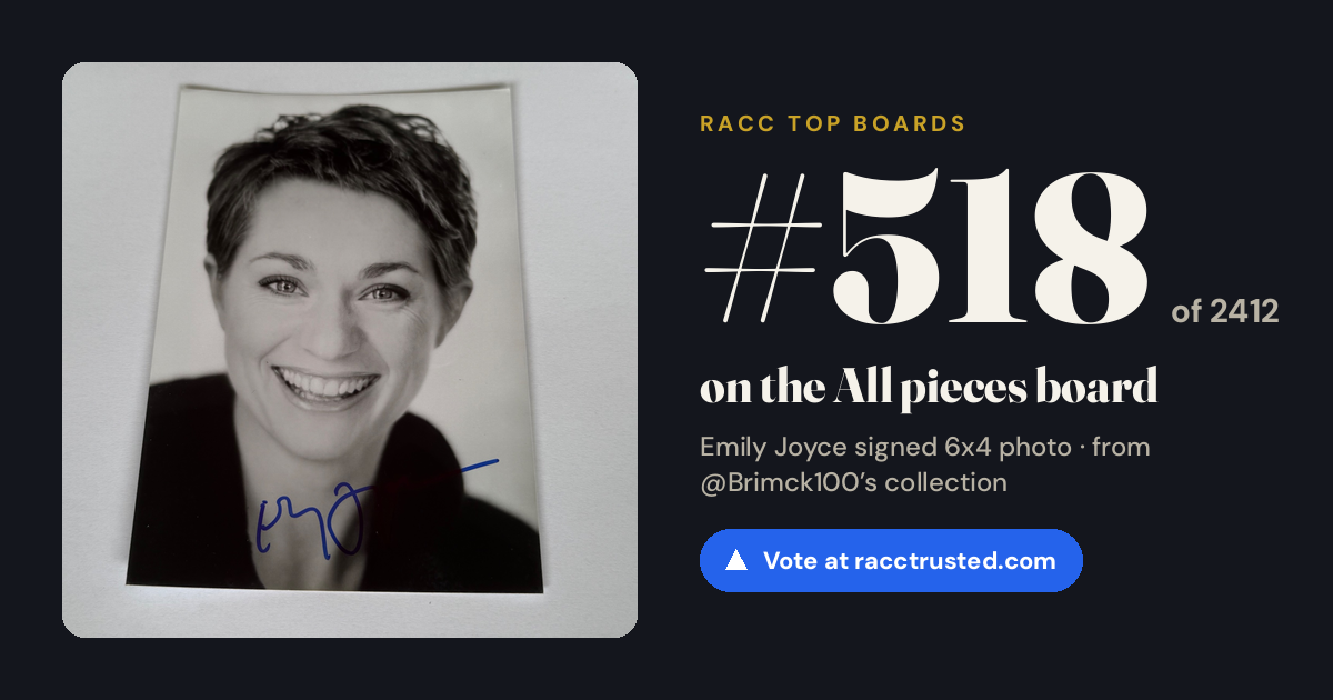 Share card: #518 of 2412 on the All pieces board