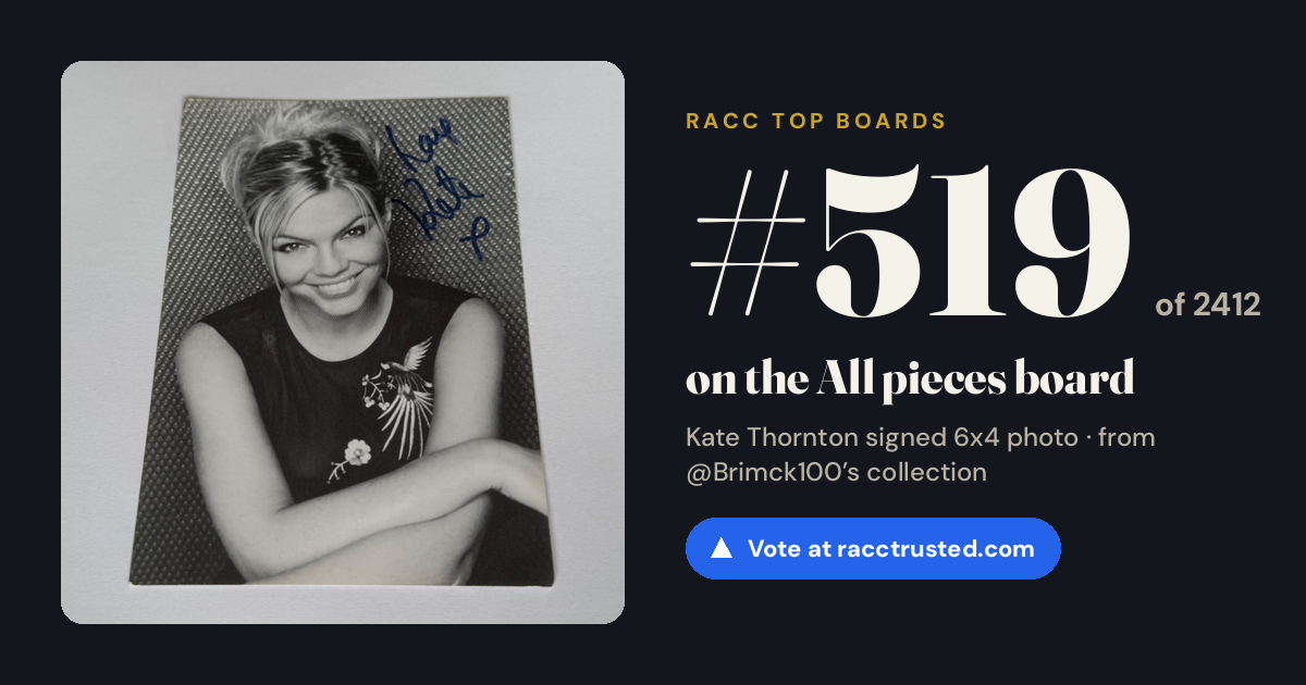 Share card: #519 of 2412 on the All pieces board