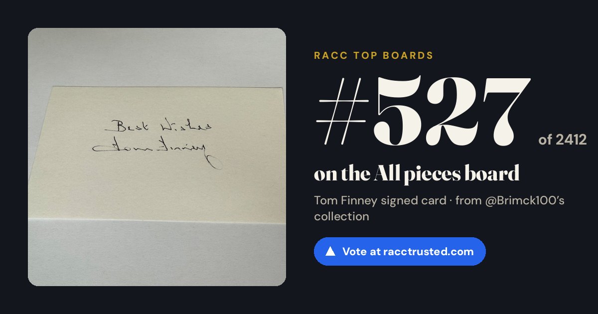 Share card: #527 of 2412 on the All pieces board