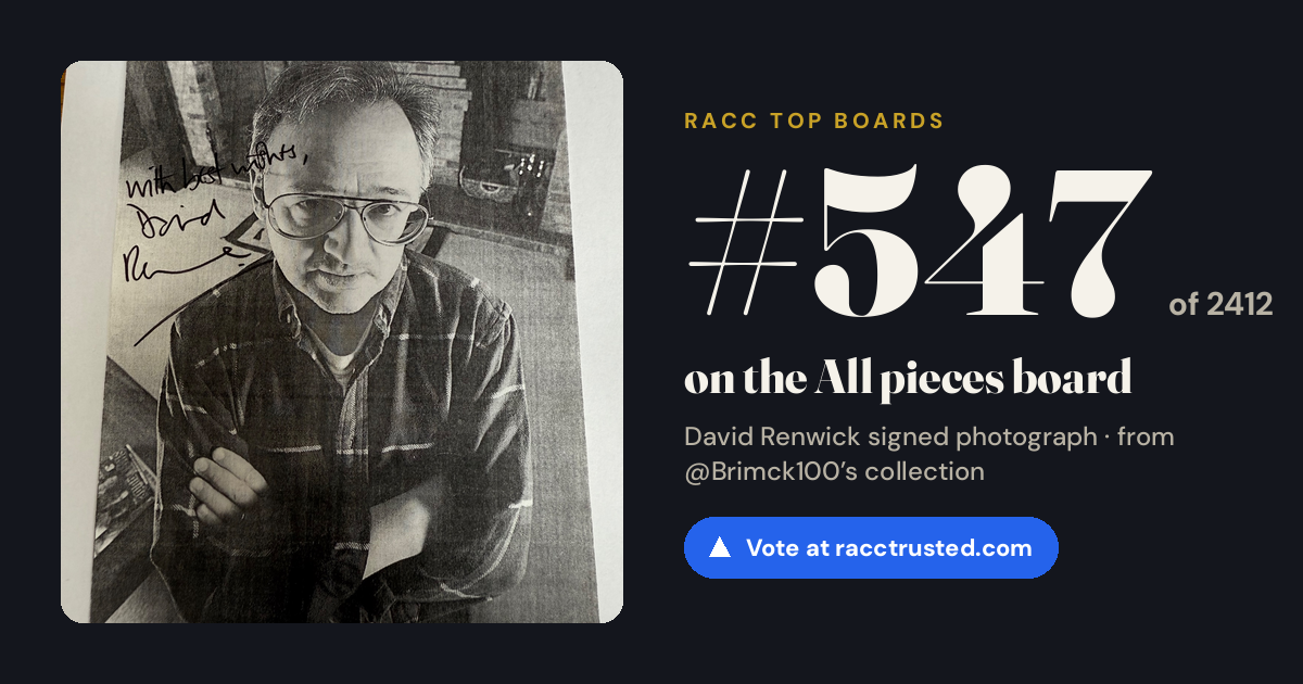 Share card: #547 of 2412 on the All pieces board