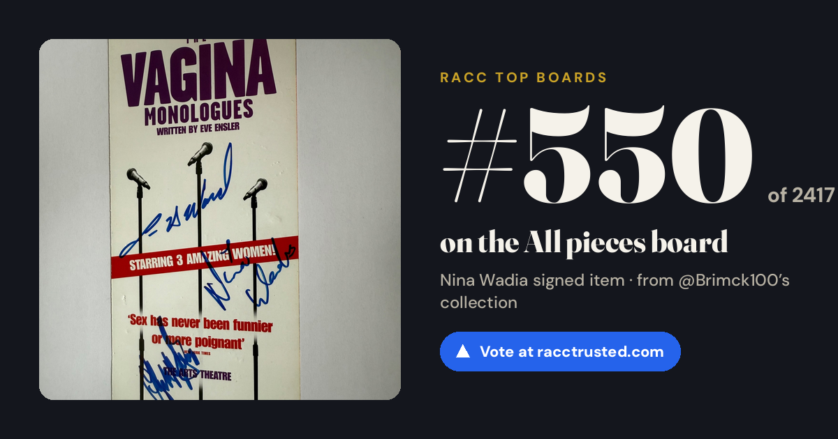 Share card: #550 of 2417 on the All pieces board