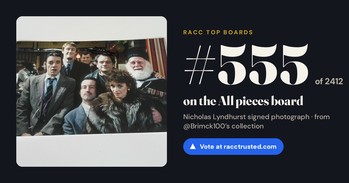Share card: #555 of 2412 on the All pieces board