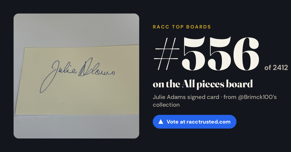 Share card: #556 of 2412 on the All pieces board