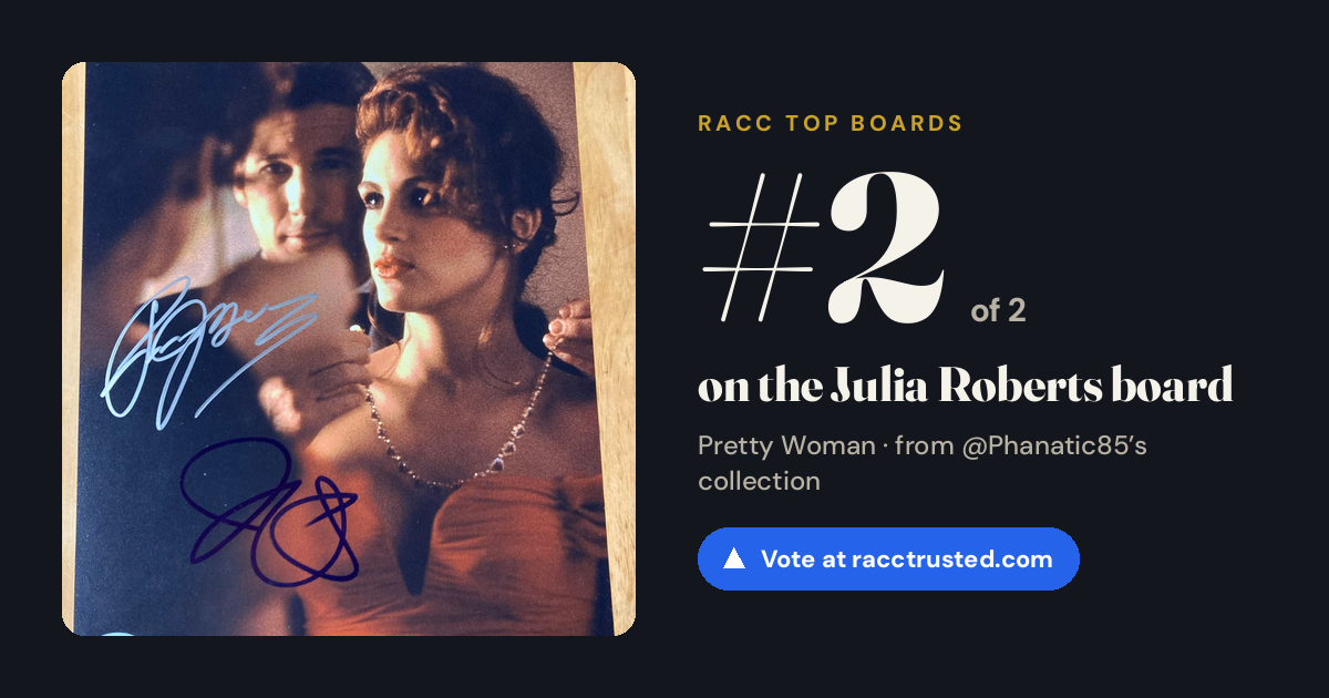 Share card: #2 of 2 on the Julia Roberts board