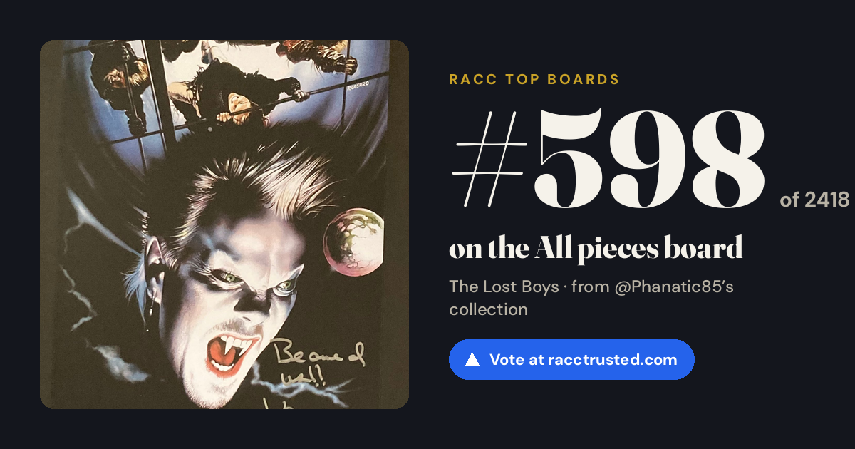 Share card: #598 of 2418 on the All pieces board