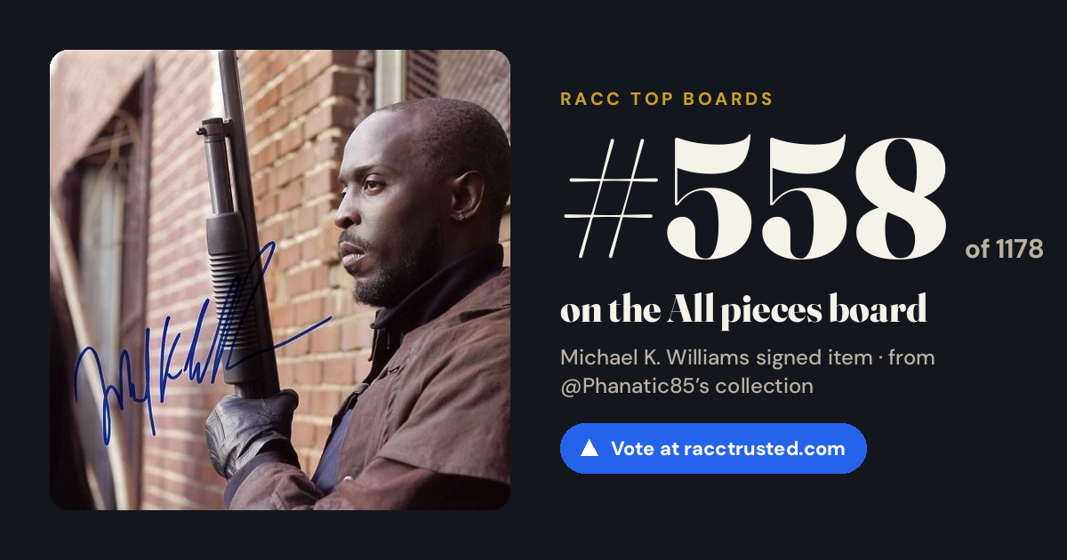 Share card: #558 of 1178 on the All pieces board