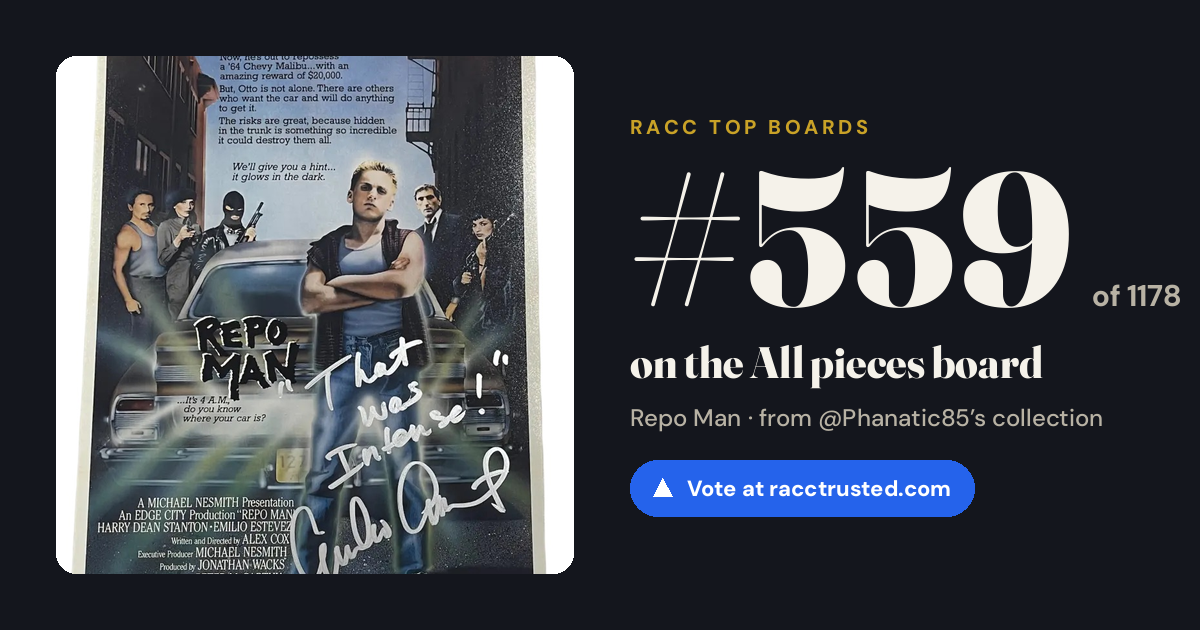 Share card: #559 of 1178 on the All pieces board
