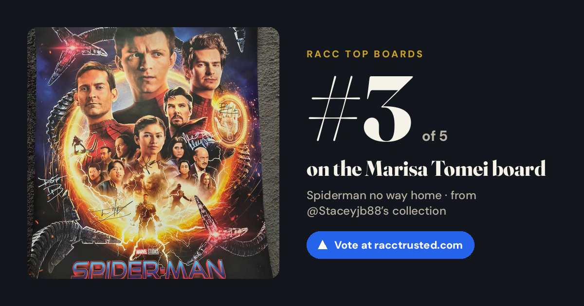 Share card: #3 of 5 on the Marisa Tomei board