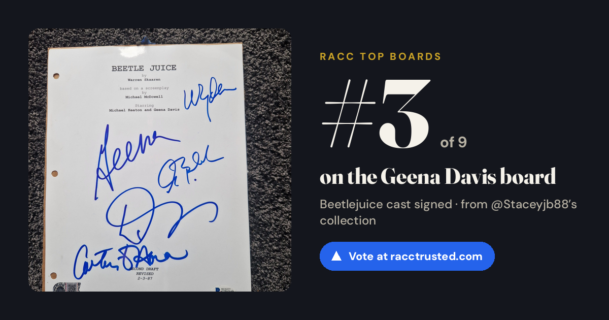 Share card: #3 of 9 on the Geena Davis board