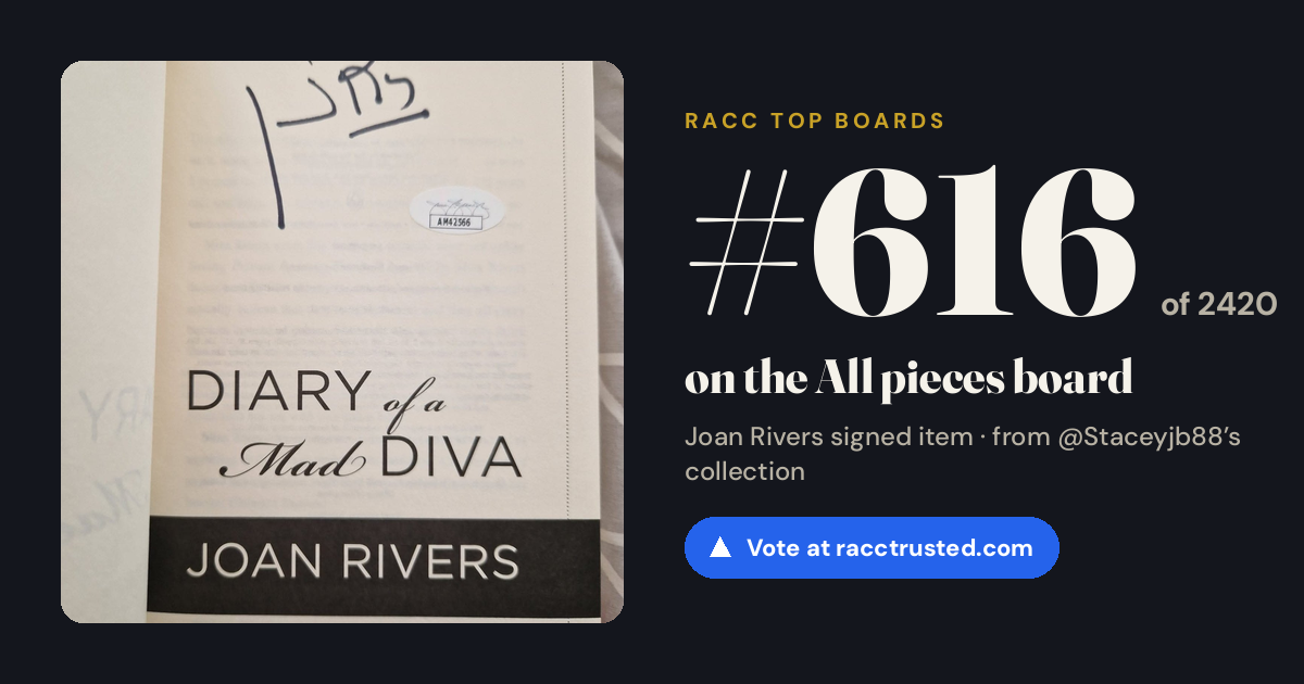 Share card: #616 of 2420 on the All pieces board