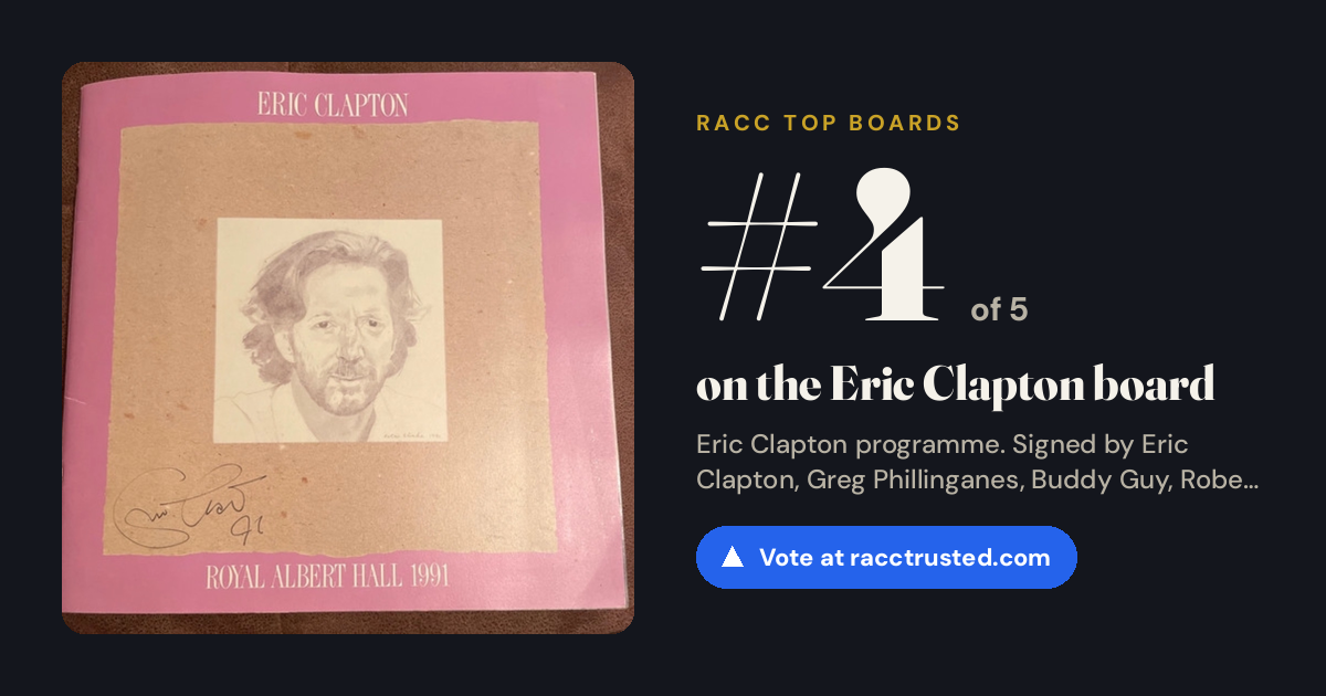 Share card: #4 of 5 on the Eric Clapton board