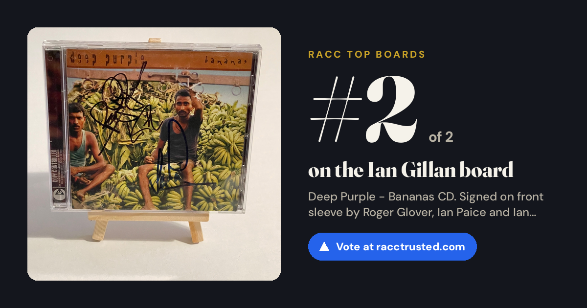 Share card: #2 of 2 on the Ian Gillan board