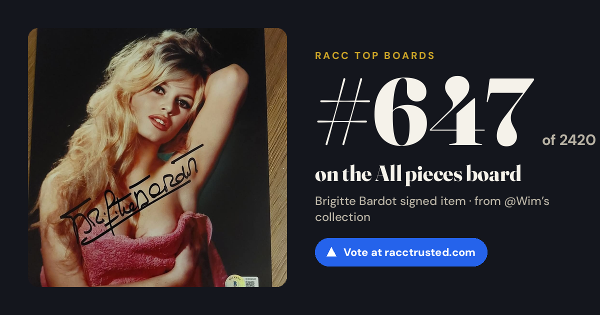 Share card: #647 of 2420 on the All pieces board