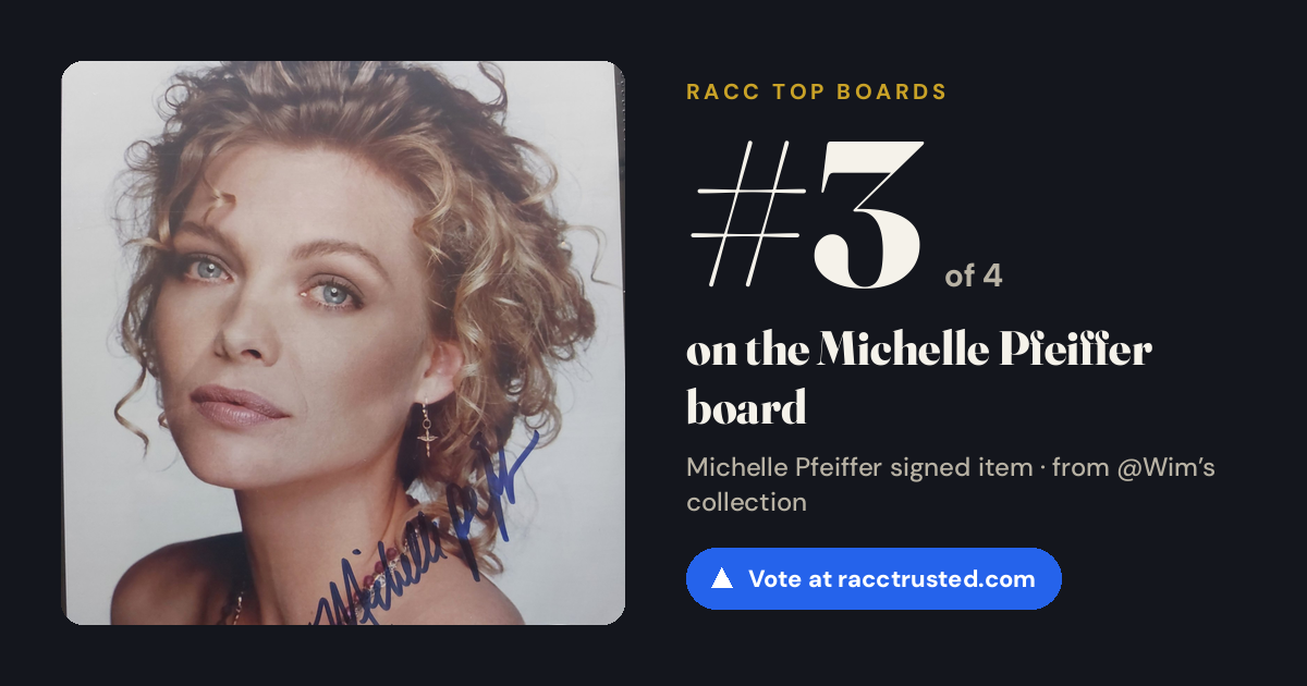 Share card: #3 of 4 on the Michelle Pfeiffer board