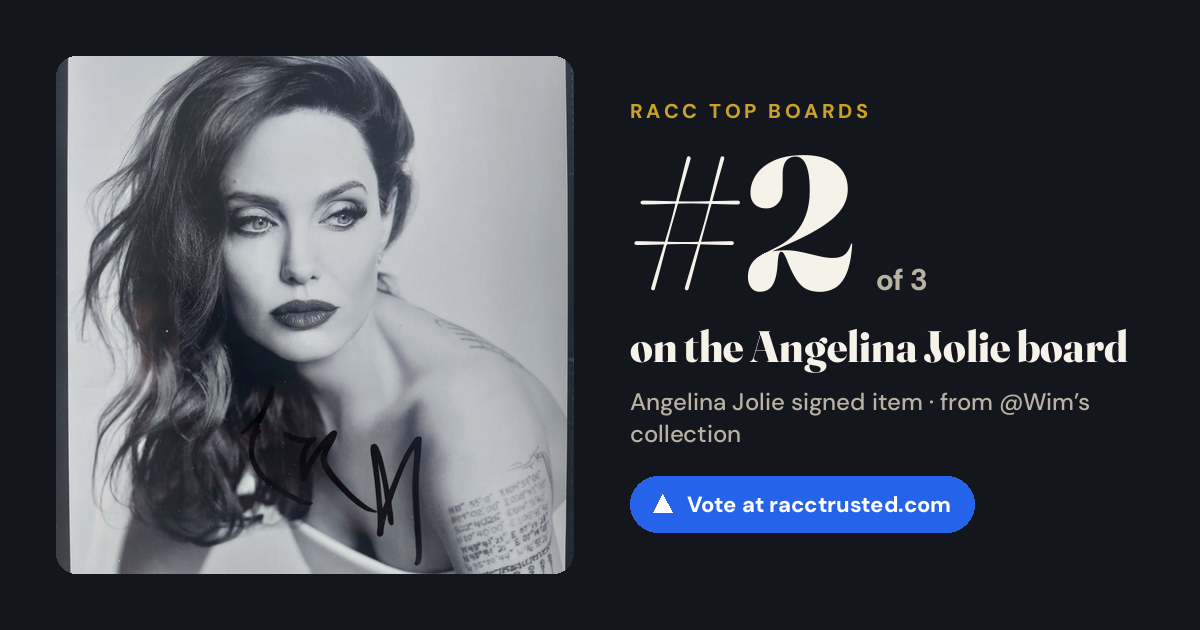 Share card: #2 of 3 on the Angelina Jolie board