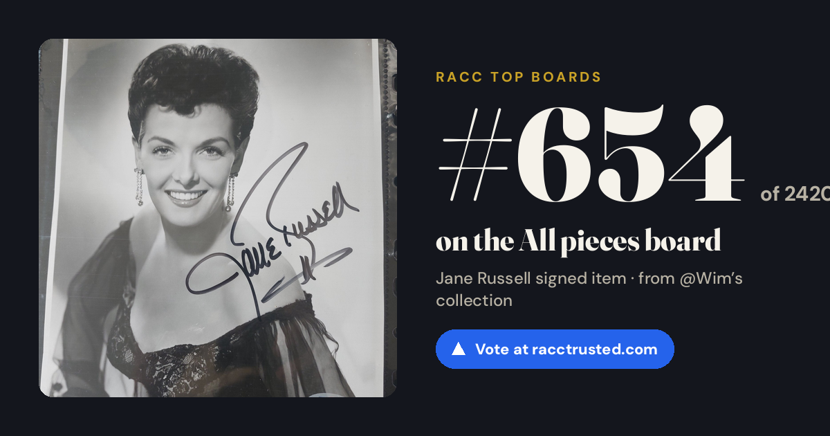 Share card: #654 of 2420 on the All pieces board