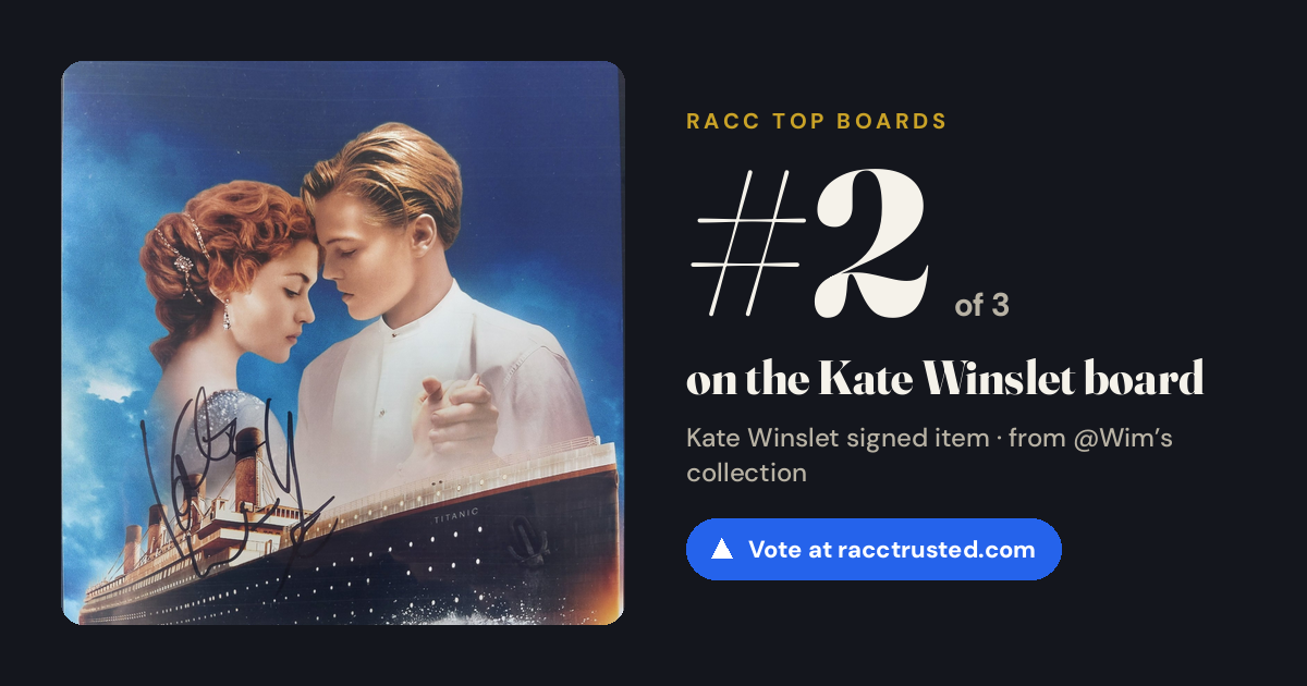Share card: #2 of 3 on the Kate Winslet board