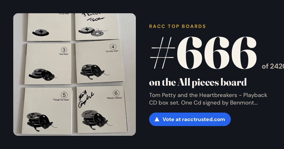 Share card: #666 of 2420 on the All pieces board
