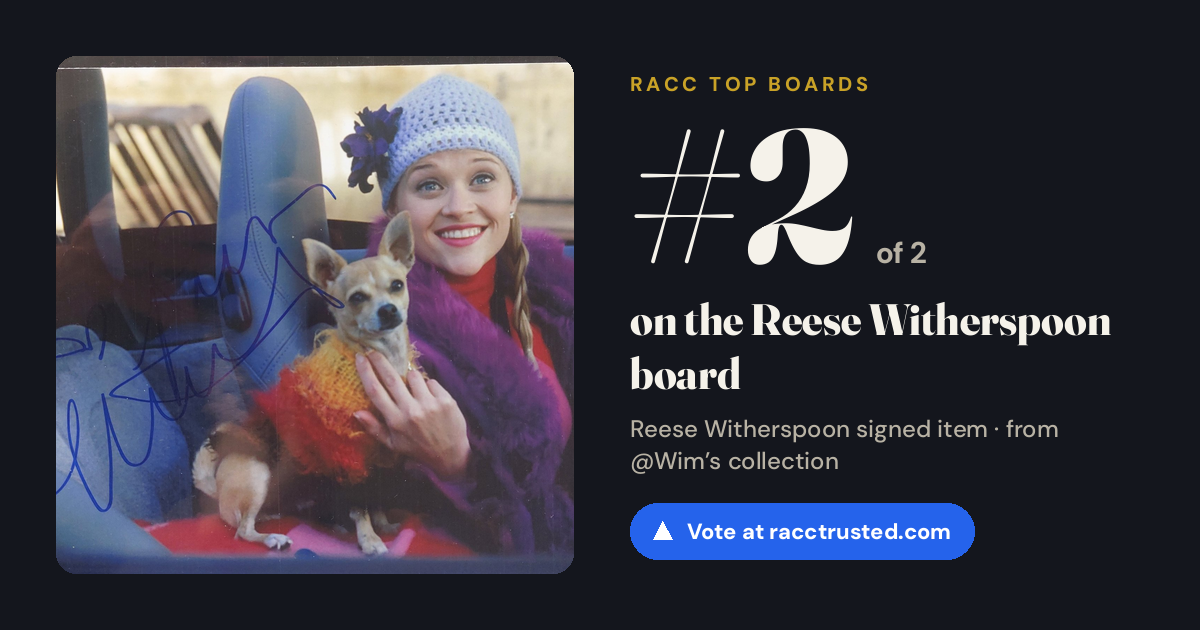 Share card: #2 of 2 on the Reese Witherspoon board