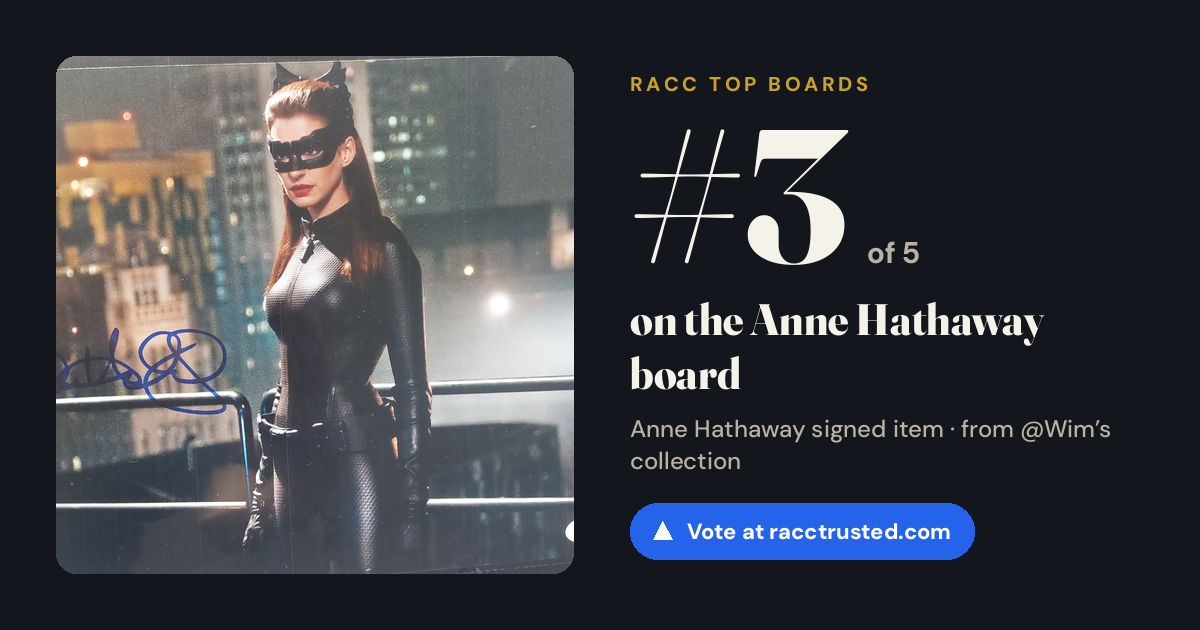 Share card: #3 of 5 on the Anne Hathaway board
