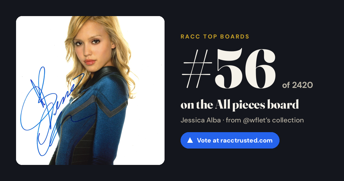 Share card: #56 of 2420 on the All pieces board