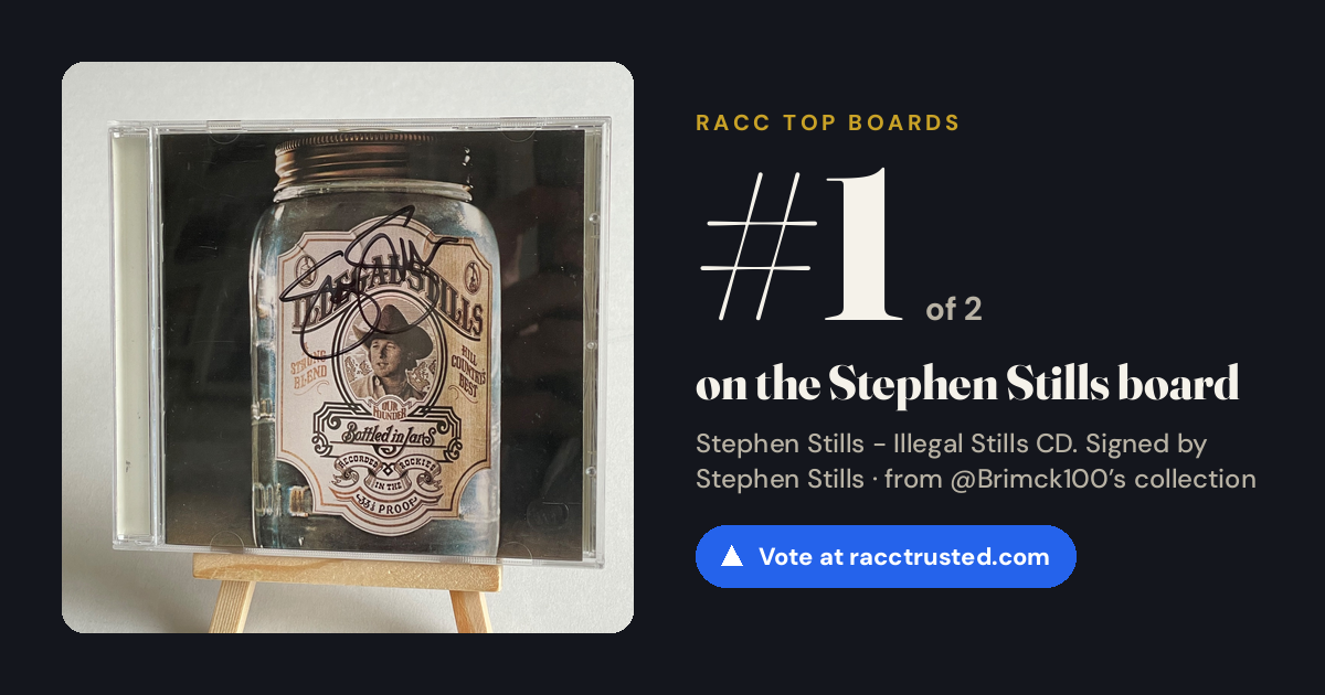 Share card: #1 of 2 on the Stephen Stills board