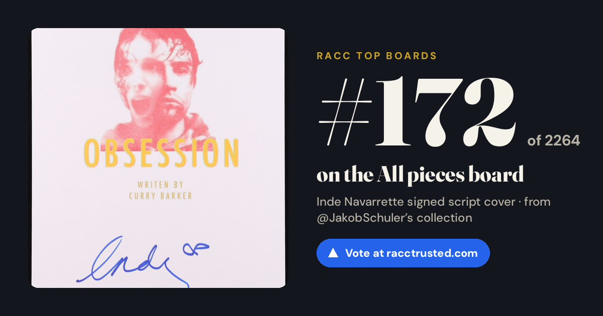 Share card: #172 of 2264 on the All pieces board