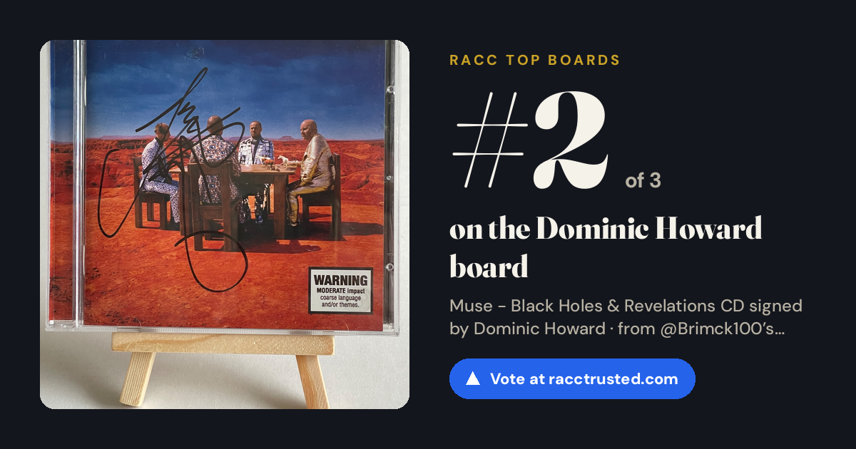 Share card: #2 of 3 on the Dominic Howard board