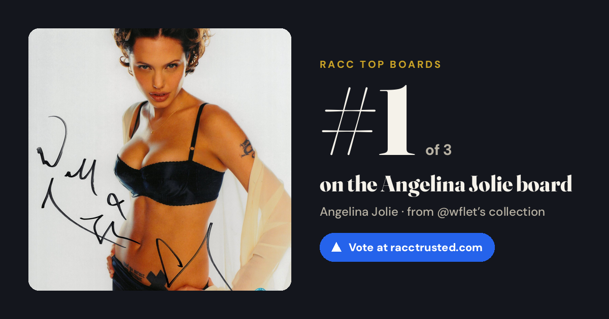 Share card: #1 of 3 on the Angelina Jolie board