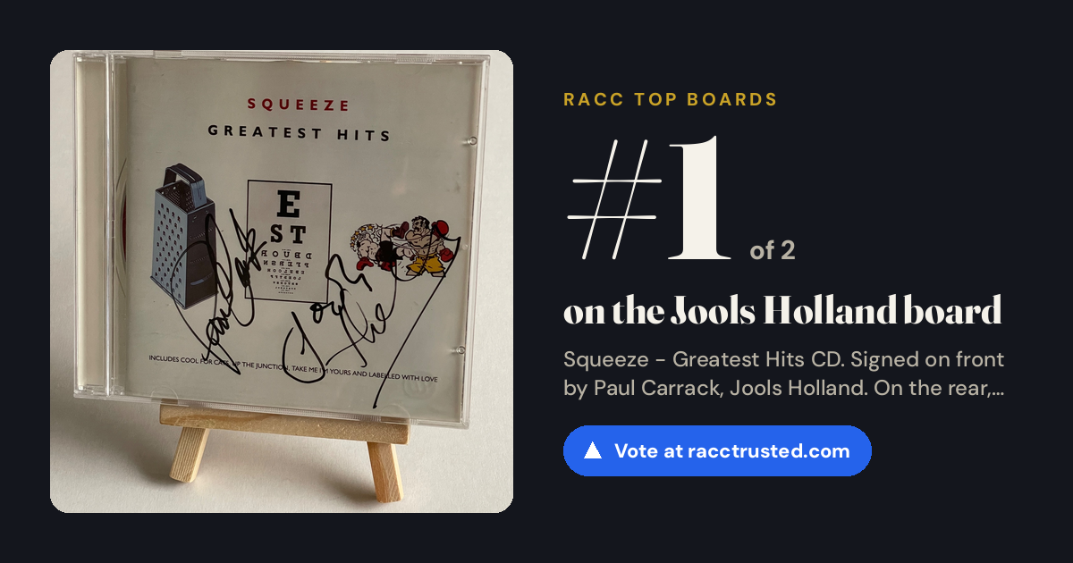 Share card: #1 of 2 on the Jools Holland board