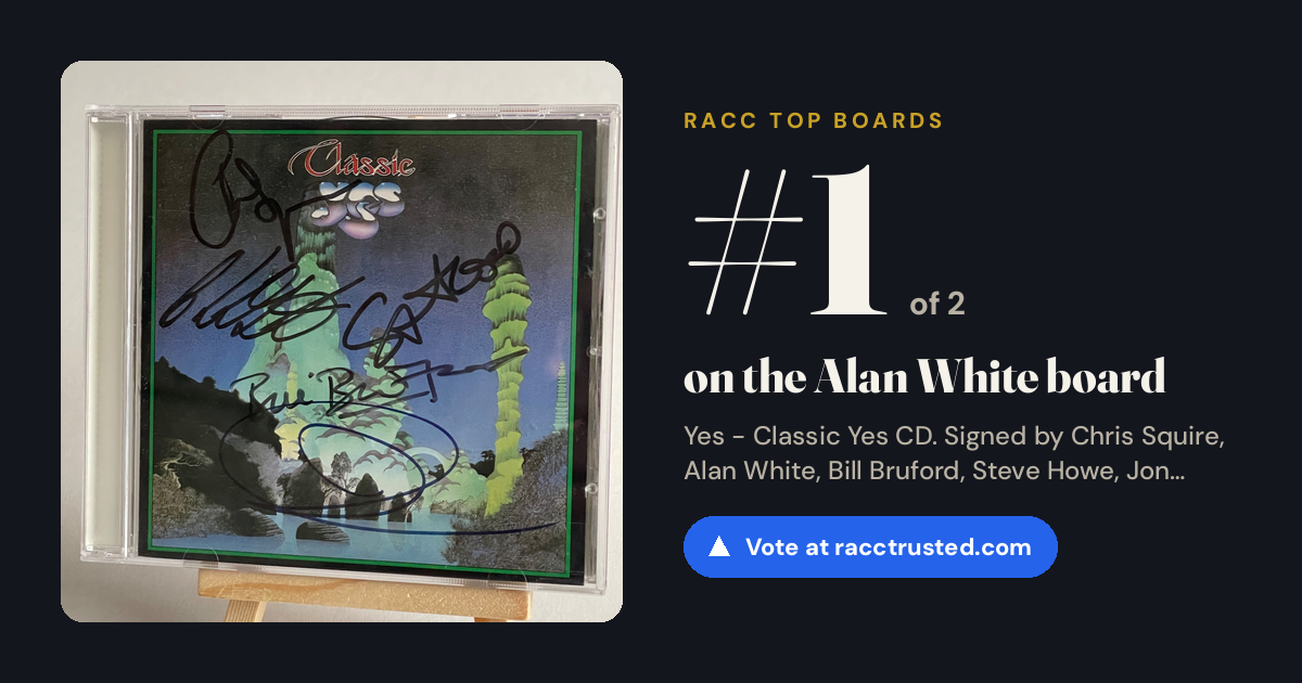 Share card: #1 of 2 on the Alan White board