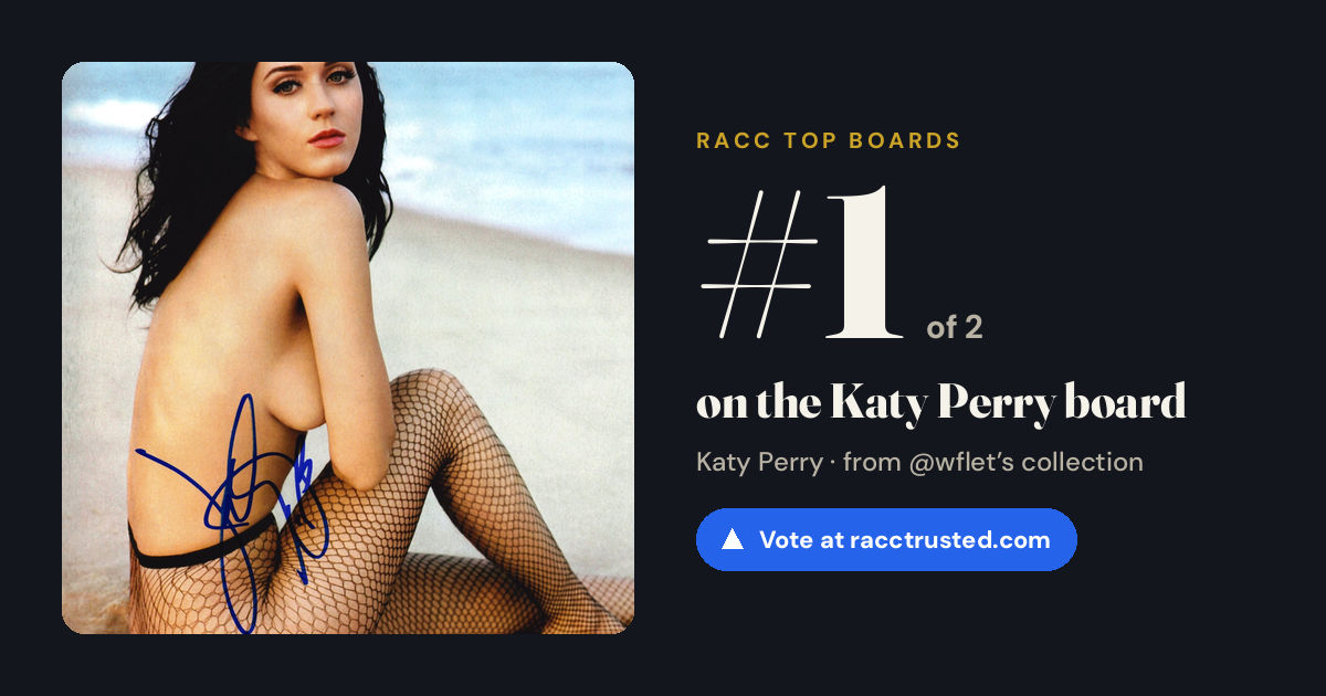 Share card: #1 of 2 on the Katy Perry board