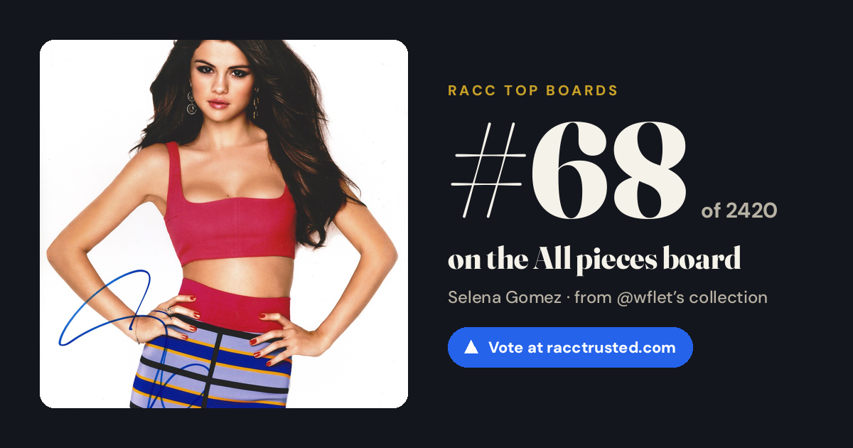 Share card: #68 of 2420 on the All pieces board