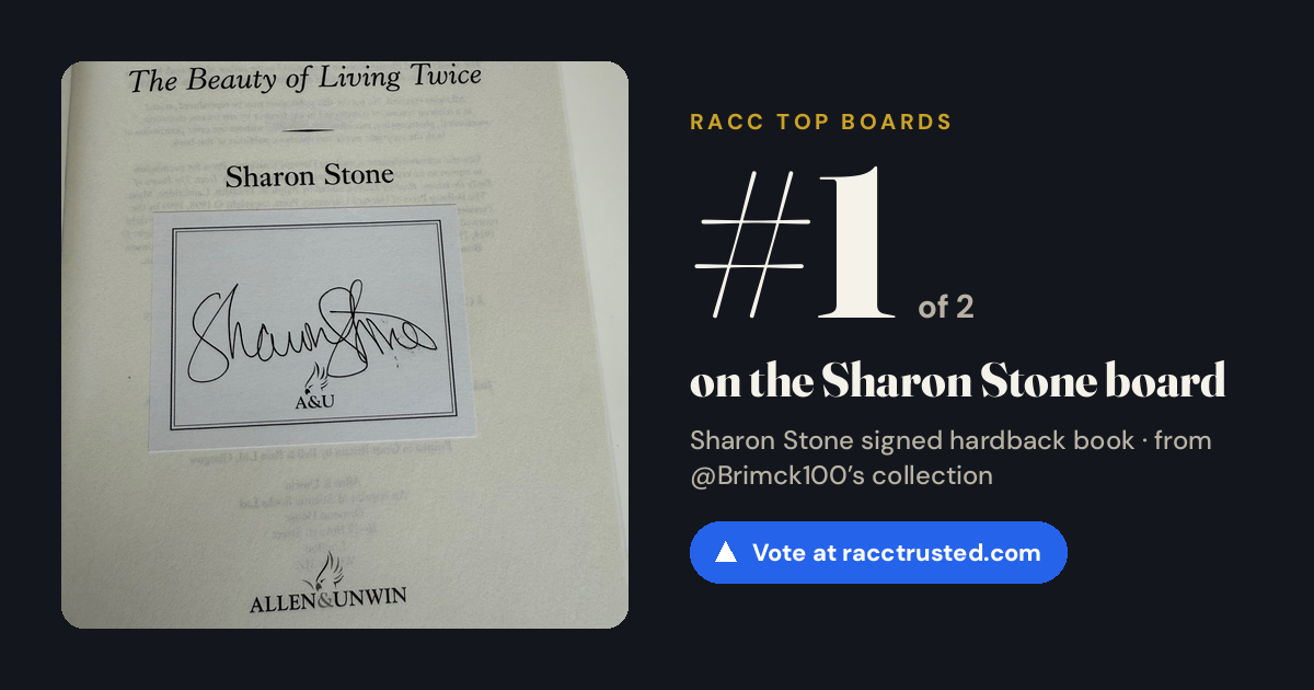 Share card: #1 of 2 on the Sharon Stone board