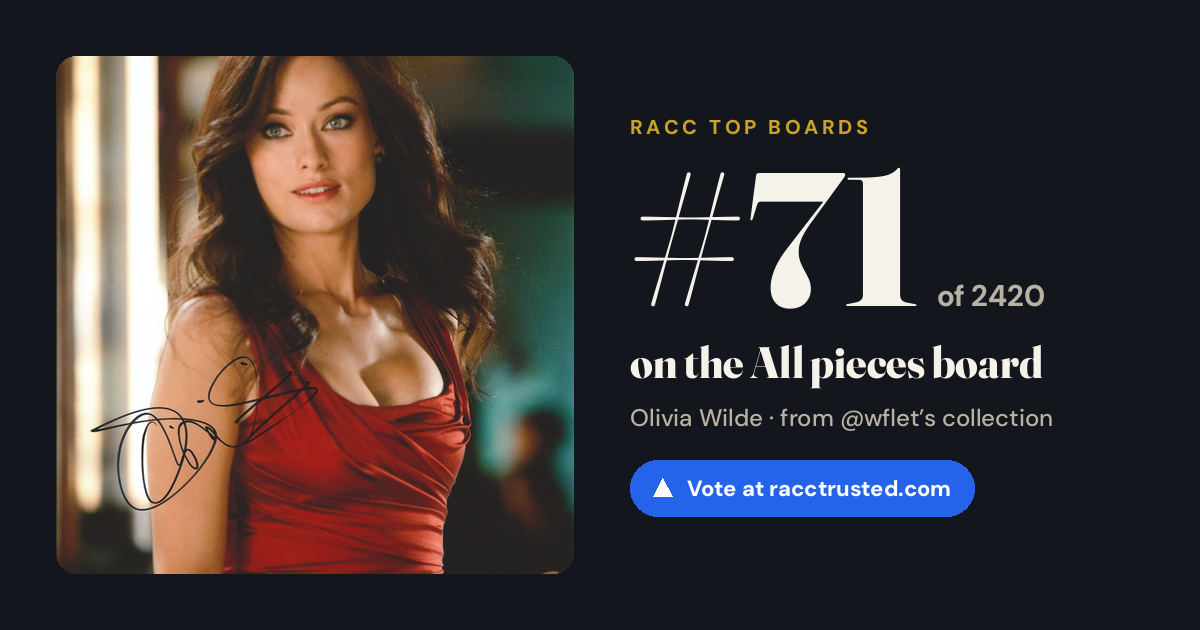 Share card: #71 of 2420 on the All pieces board